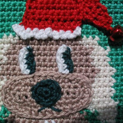 Christmas Puppy Potholder