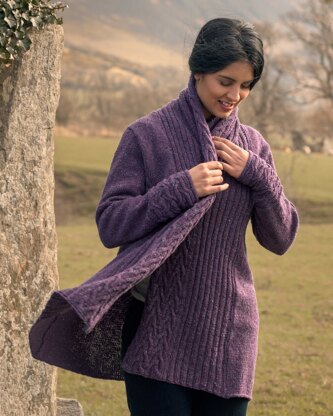 Dash Falls Jacket in The Fibre Co. Arranmore Light - Downloadable PDF