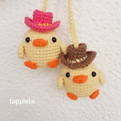 Cowboy duckling crochet pattern