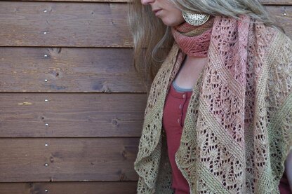 Solar Flare Shawl