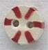 Mill Hill Button 86235 - Small Peppermint Candy