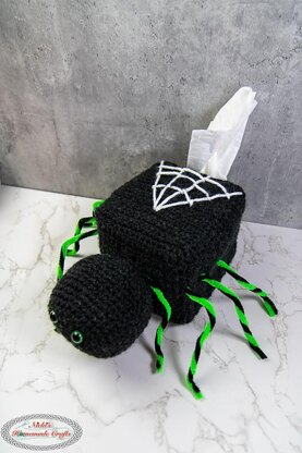 Spider Tissue Box Cover