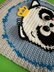 Adorable Panda Wall Hanging Crochet Pattern with 3D Details