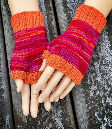 Basic Fingerless Gloves or Mitts