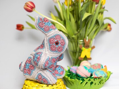 African Flowers Hanry the Bunny