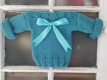 Easy Newborn Sweater