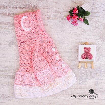 Easy Crochet Girl Cardigan Pattern