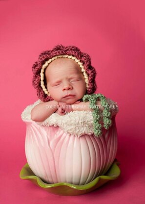 Flower Baby Bonnet