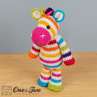 Rainbow Zebra Amigurumi