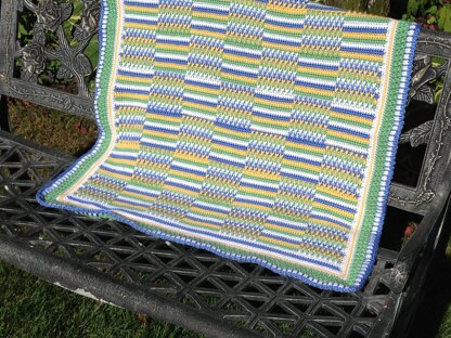 Posts & Stripes Blanket 12-115