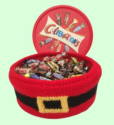 Christmas chocolate tub covers 2