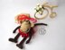 Keychain monkey (two in one)