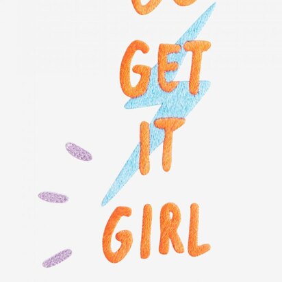 DMC Go Get It Girl - PAT1181S - Downloadable PDF