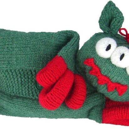 Ugly Monster Pyjama Case - knitting pattern