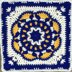 Daisy Girl Afghan Square