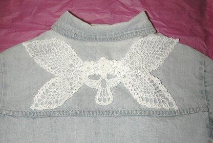 Azreal Day of the Dead Winged Skull Applique