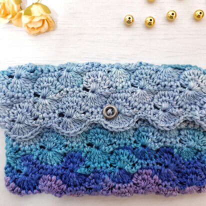 Catherine's Wheel Envelope Purse