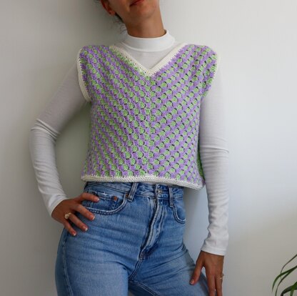 Corner to corner vest Crochet pattern by Michelle Greenberg | LoveCrafts