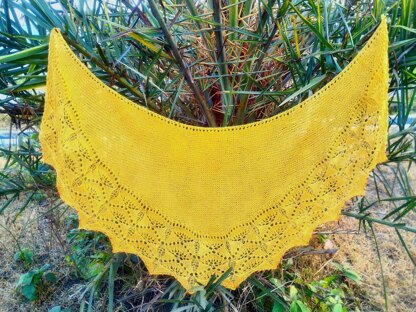 Autumn Gold Shawl