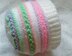 Pastel stripes baby beanie hat