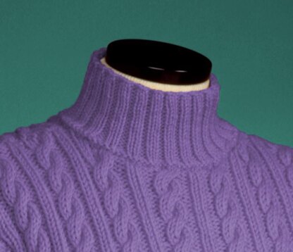 Cable and Rib Turtleneck #119