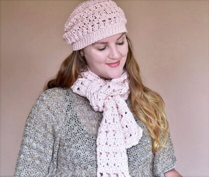 Winter Blush Beanie & Scarf