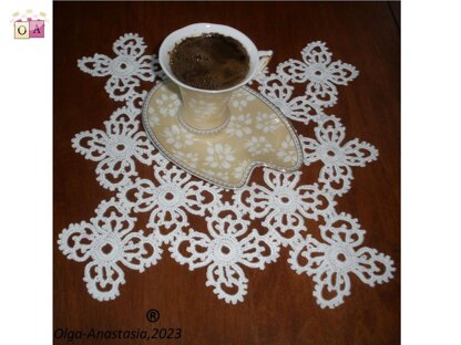 Openwork crochet doily 2