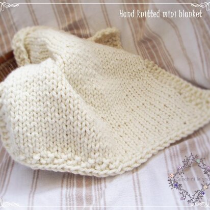 Miriam chunky knit baby blanket