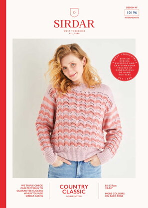 Sweater in Sirdar Country Classic - 10196 - Leaflet