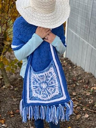 Snowflake Pocket Shawl