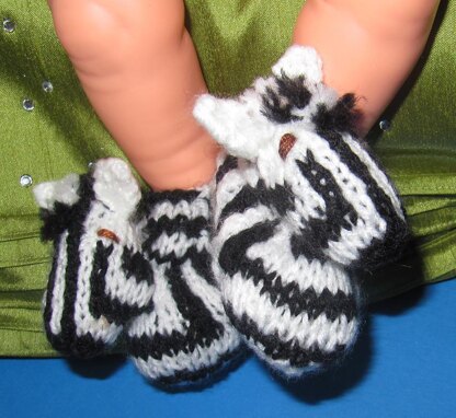 Baby Zebra Boots