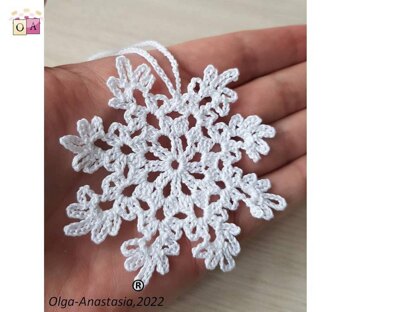 Crochet snowflake 15