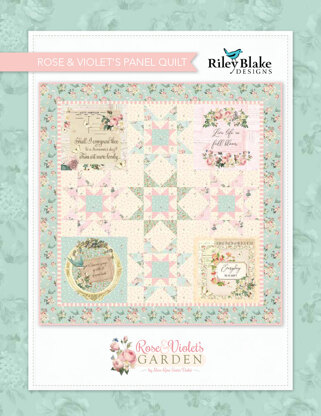 Riley Blake Rose & Violet's Panel Quilt - Downloadable PDF