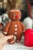 Gingerbread Man knitting toy pattern - 2 needles version