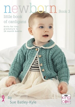 Newborn Book 3 - Little Book of Cardigans by King Cole