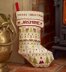 Historical Sampler Company Snowman Christmas Stocking - Downloadable PDF