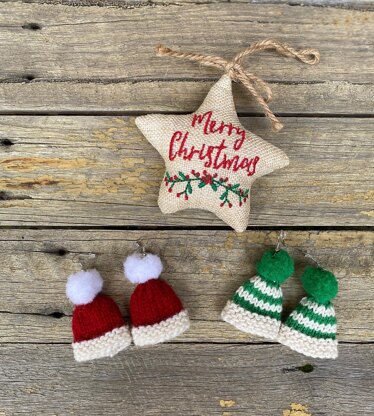 Santa Sleigh Bells Mini Beanies