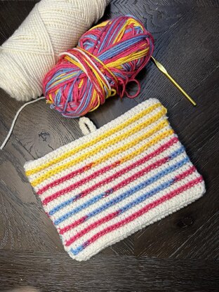 Candy Pop Crochet Ipad Sleeve