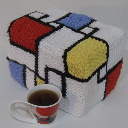 Mondrian Cuboid Tea Cozy
