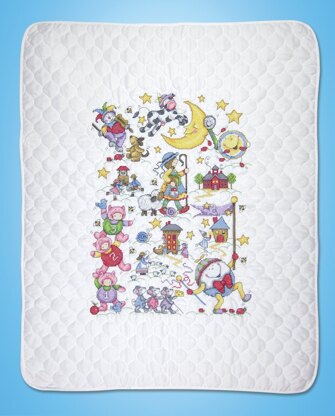 Design Works Nursery Rhymes Quilt Cross Stitch Kit - 34 x 43 Quilt
