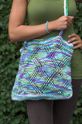 Tote in Plymouth Yarn Fantasy Naturale - 2287 - Downloadable PDF