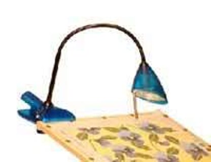 Siesta Frames Halogen Clip On Light (HCLBLUE)