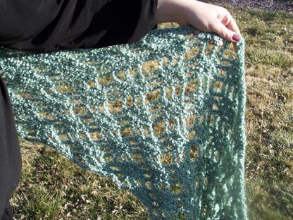 Crochet Lace Stole: Shelly