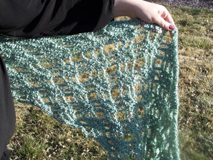 Crochet Lace Stole: Shelly