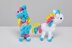 Sparkle & Shimmer Crochet Unicorn in Red Heart Amigurumi - LM6288 - Downloadable PDF