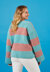 Paintbox Yarns Show Stripes Sweater PDF (Free)