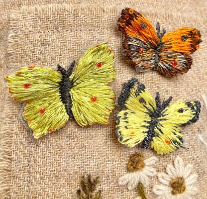 Rowandean 3D Butterflies Set no. 4 Embroidery Kit