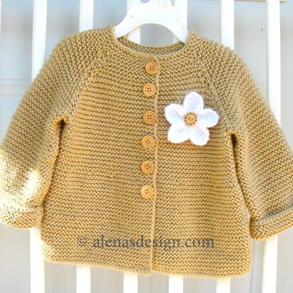 Baby Cardigan with Embellishments