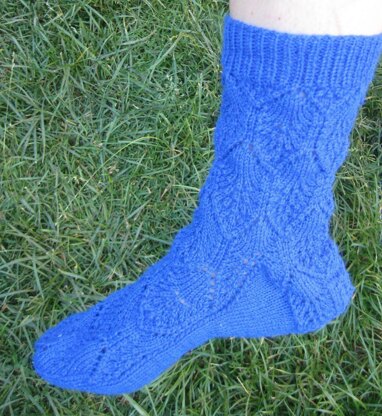 Socks Sapphire feathers