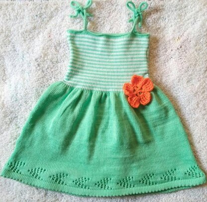 Strap baby dress